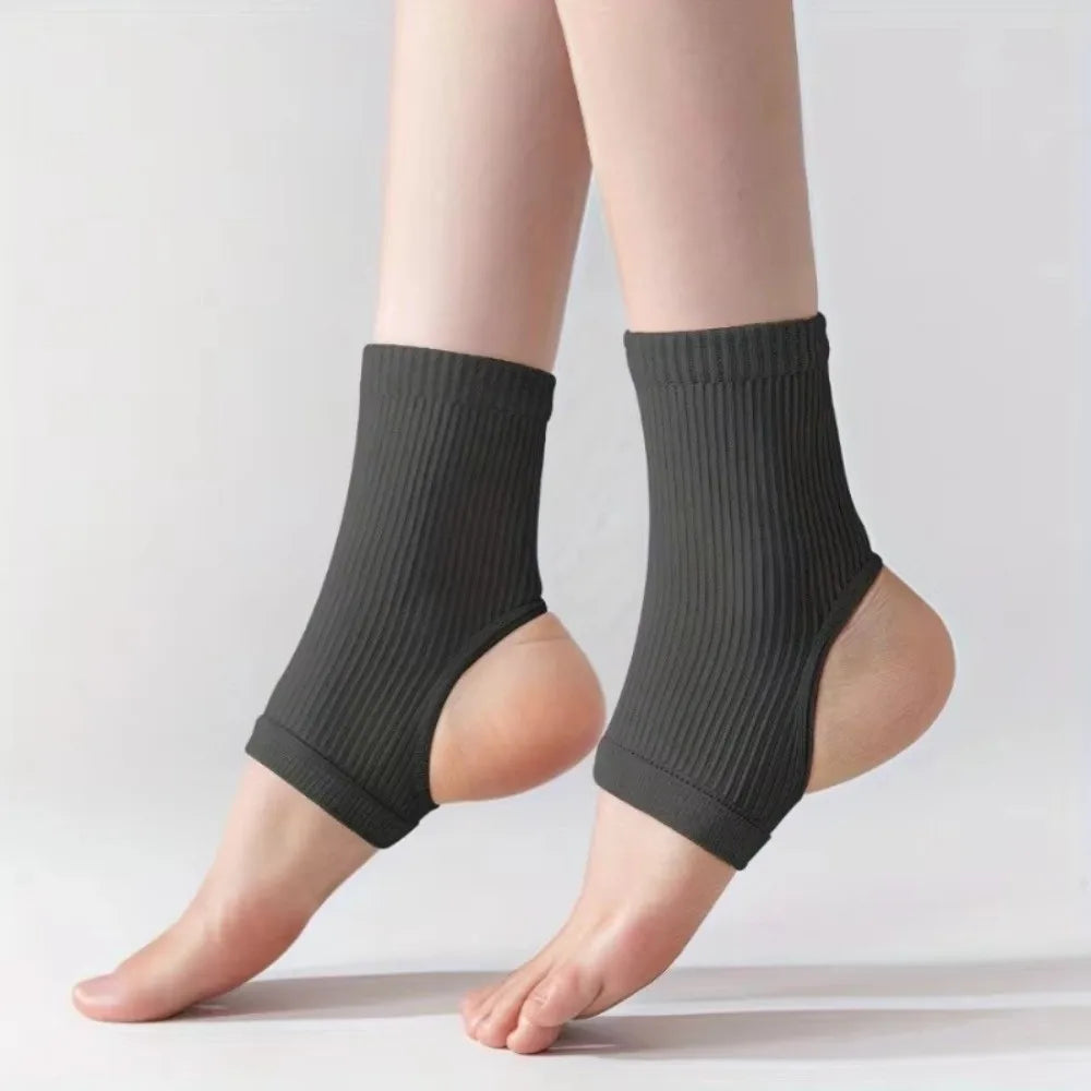 Open-Toe Cotton Ankle Sleeve for Sports