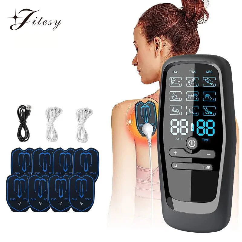 Rechargeable Dual-Output TENS Massager