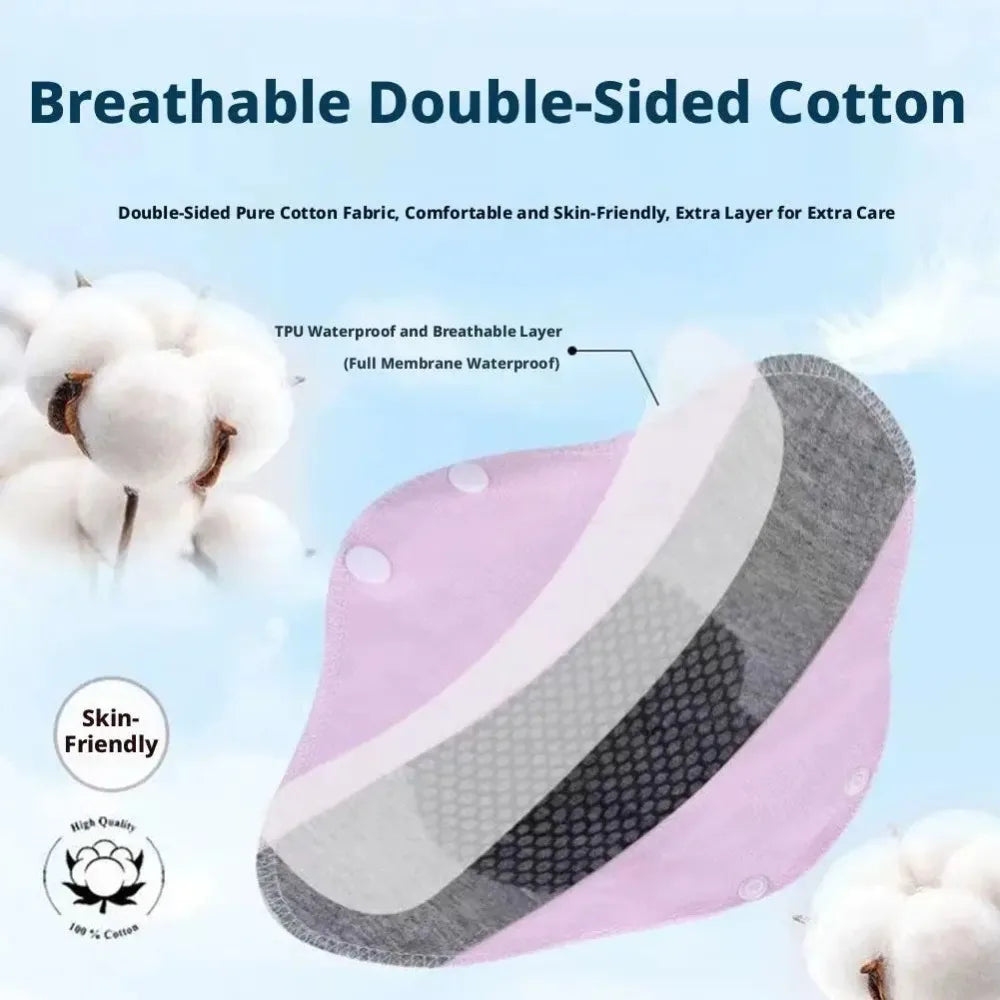 Reusable Incontinence Pads, Set of 4