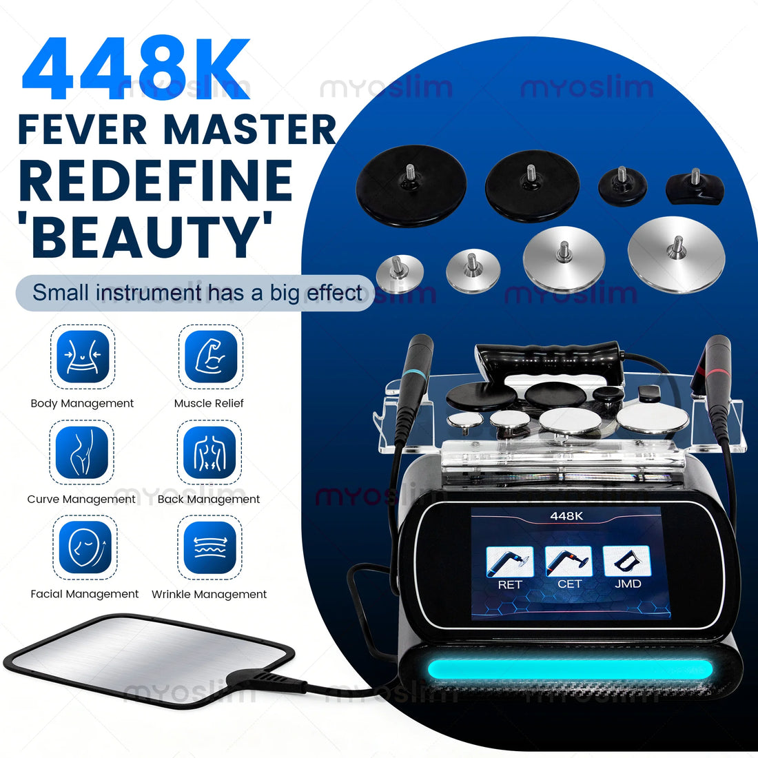 3-in-1 RF Tecar Therapy Machine