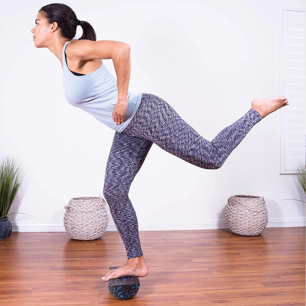 Half-Round Foam Roller for Yoga, 30 cm