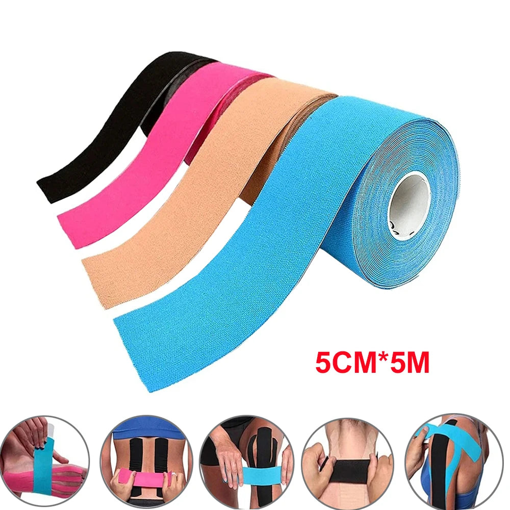 Elastic Kinesiology Tape, 5 cm x 5 m