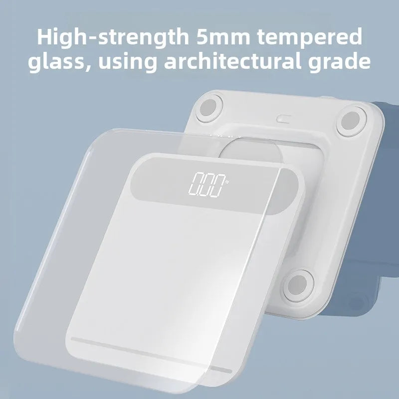 Electronic Bathroom Scale, Type-C Charging, 180 kg