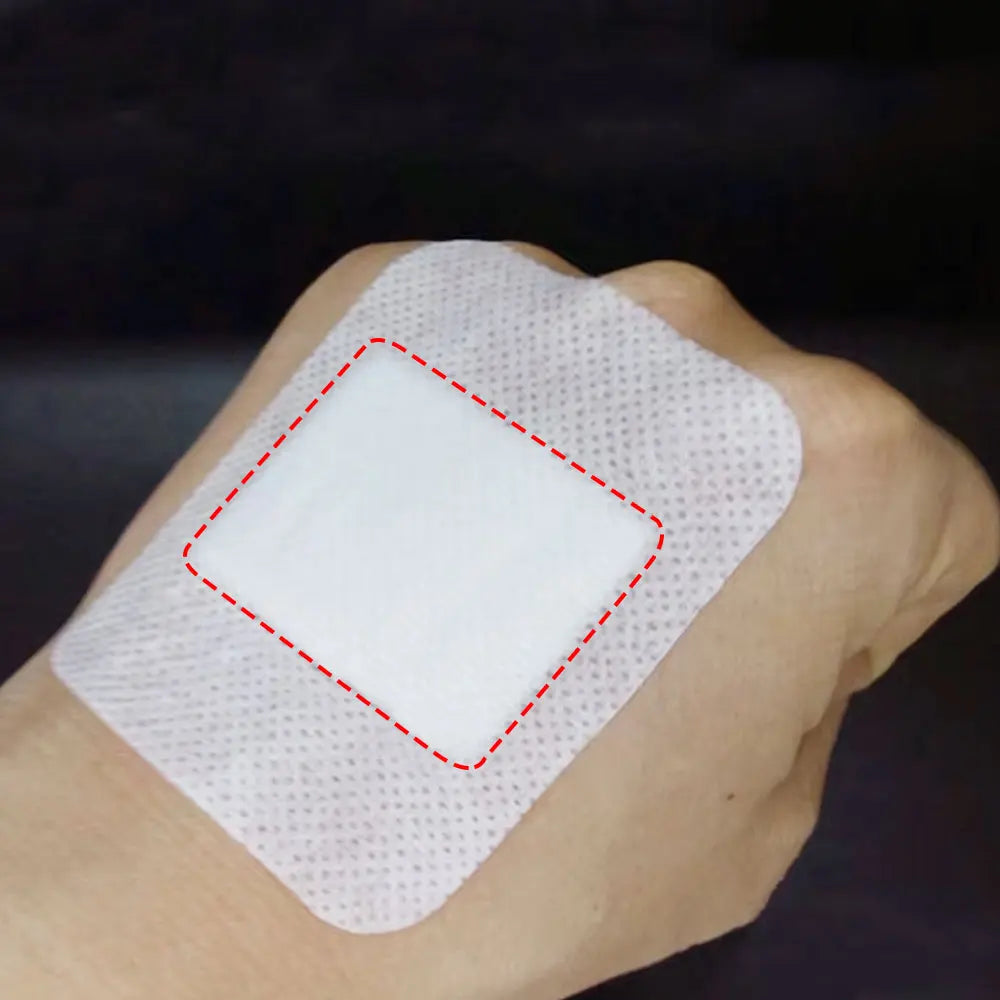 Sterile Cotton Gauze Pads, Waterproof Non-Adherent, 5 x 7.6 cm