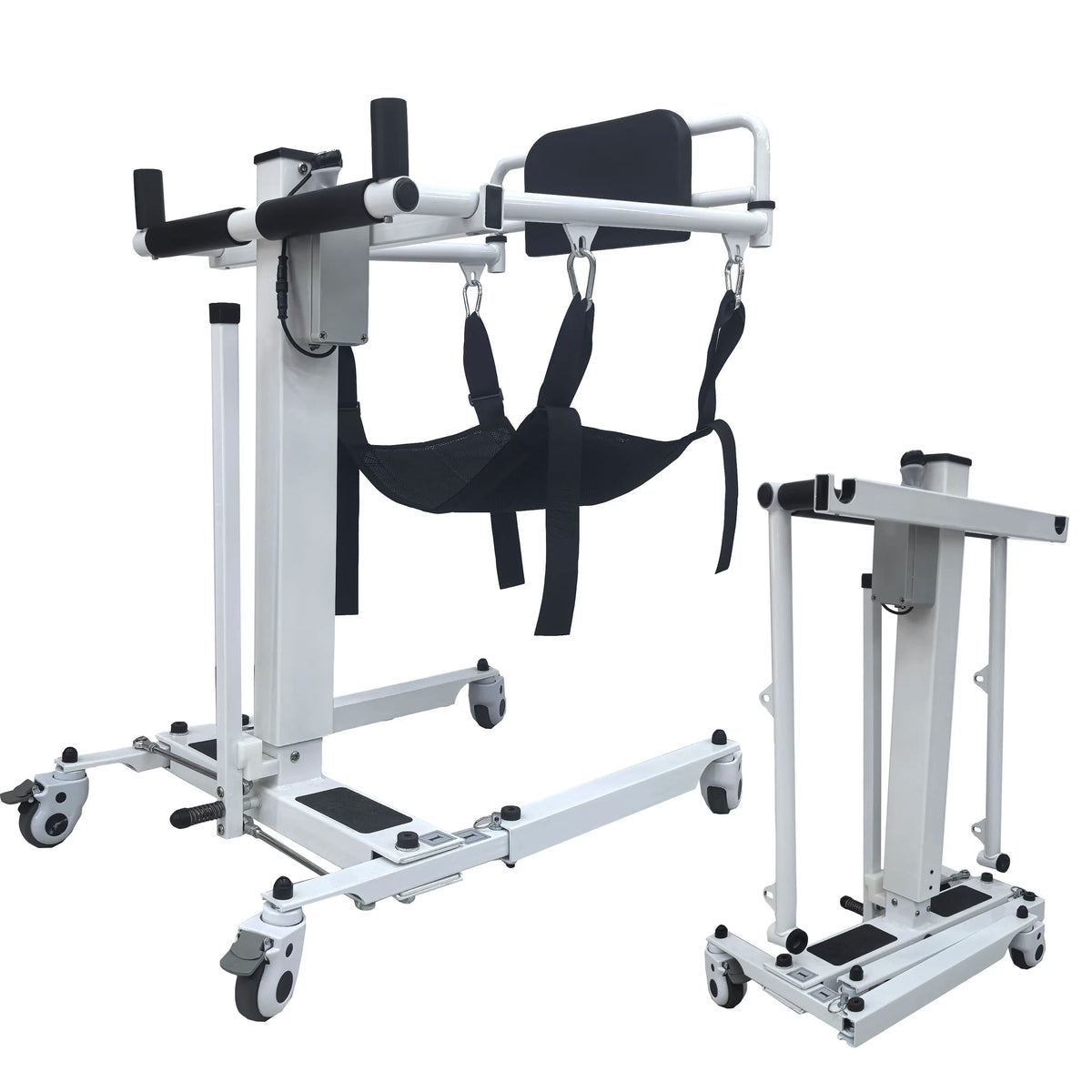 Electric Foldable Transfer Chair with Adjustable Height