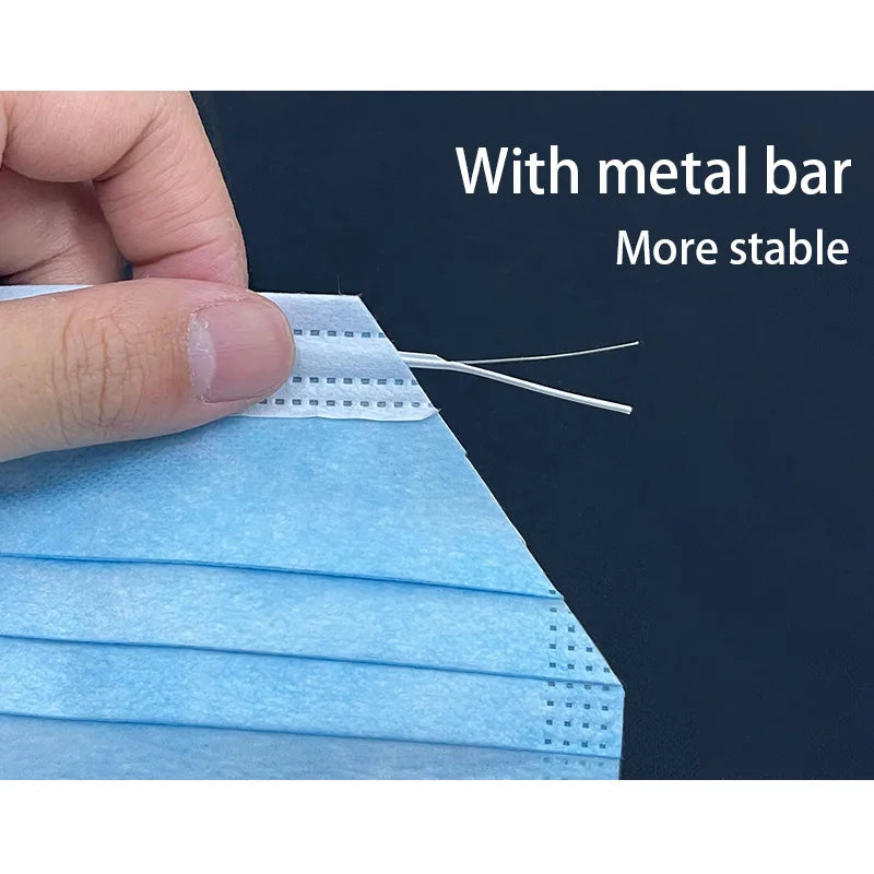 Disposable 3-Layer Earloop Face Mask