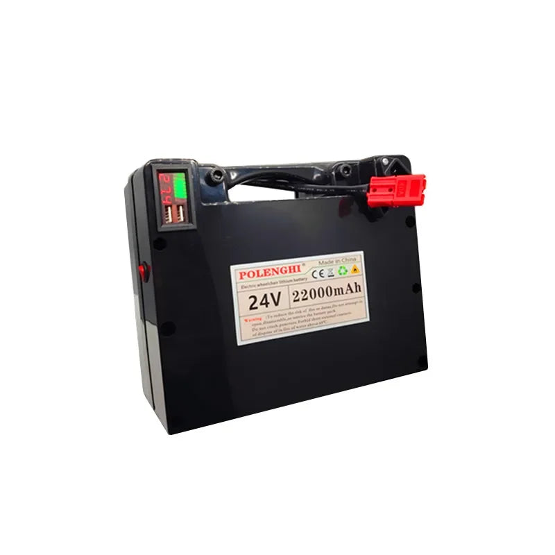 24V 22000mAh Lithium Battery for Electric Wheelchairs and Scooters