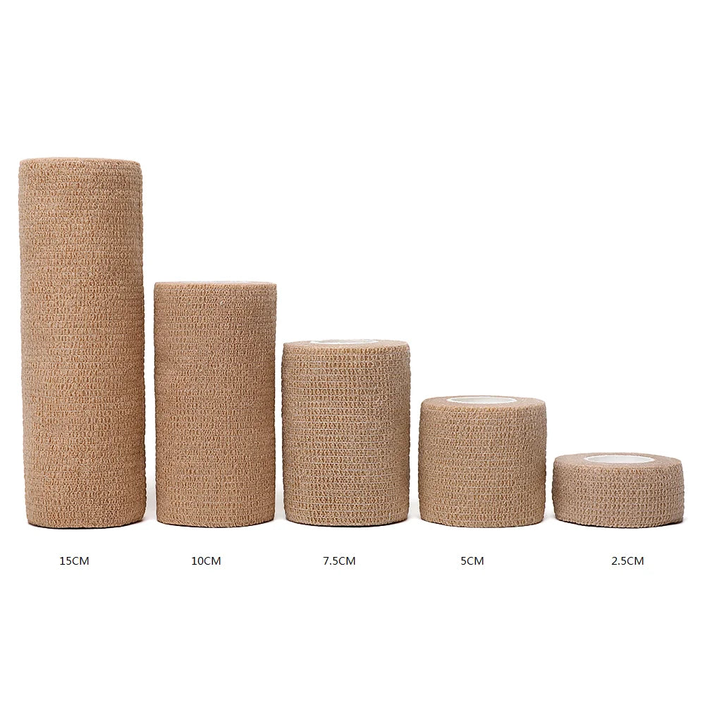 4.8m Self-Adhesive Elastic Bandage, 18 Colors