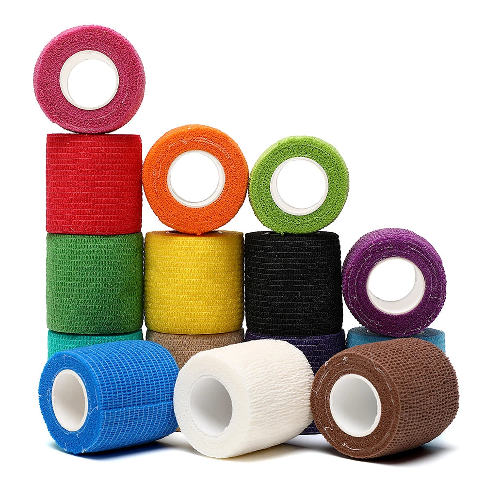 Self-Adhesive Elastic Bandage, 4.8m, 18 Colors