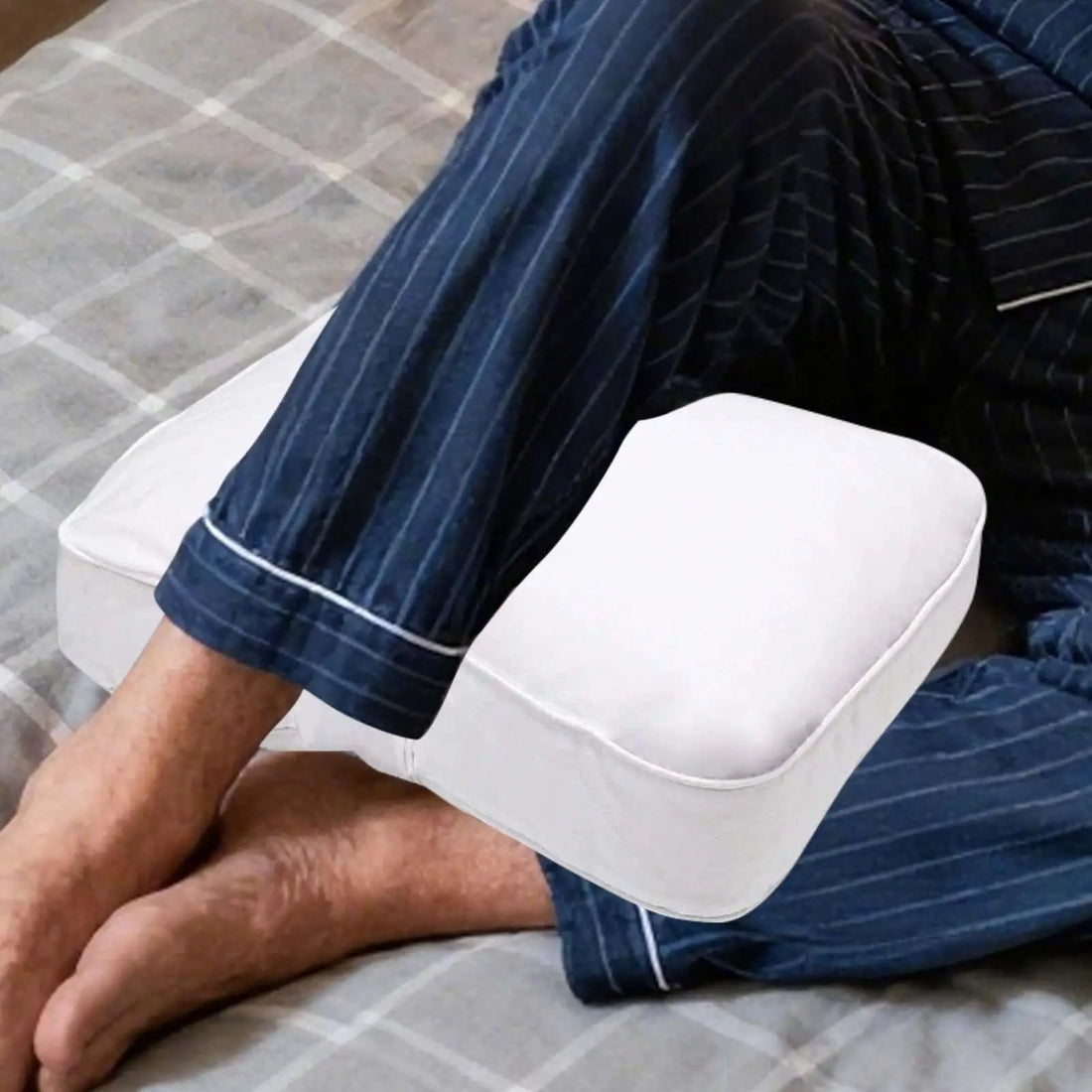 Knee Pillow for Side Sleepers with Adjustable Strap