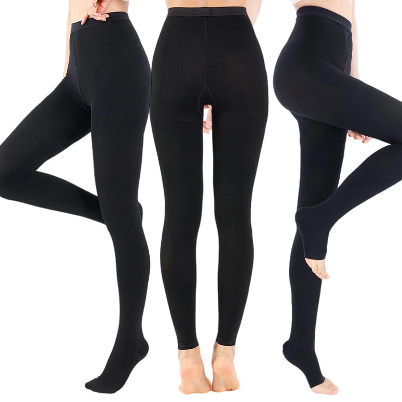 Compression Tights with Open-Toe, Closed-Toe or Footless Styles