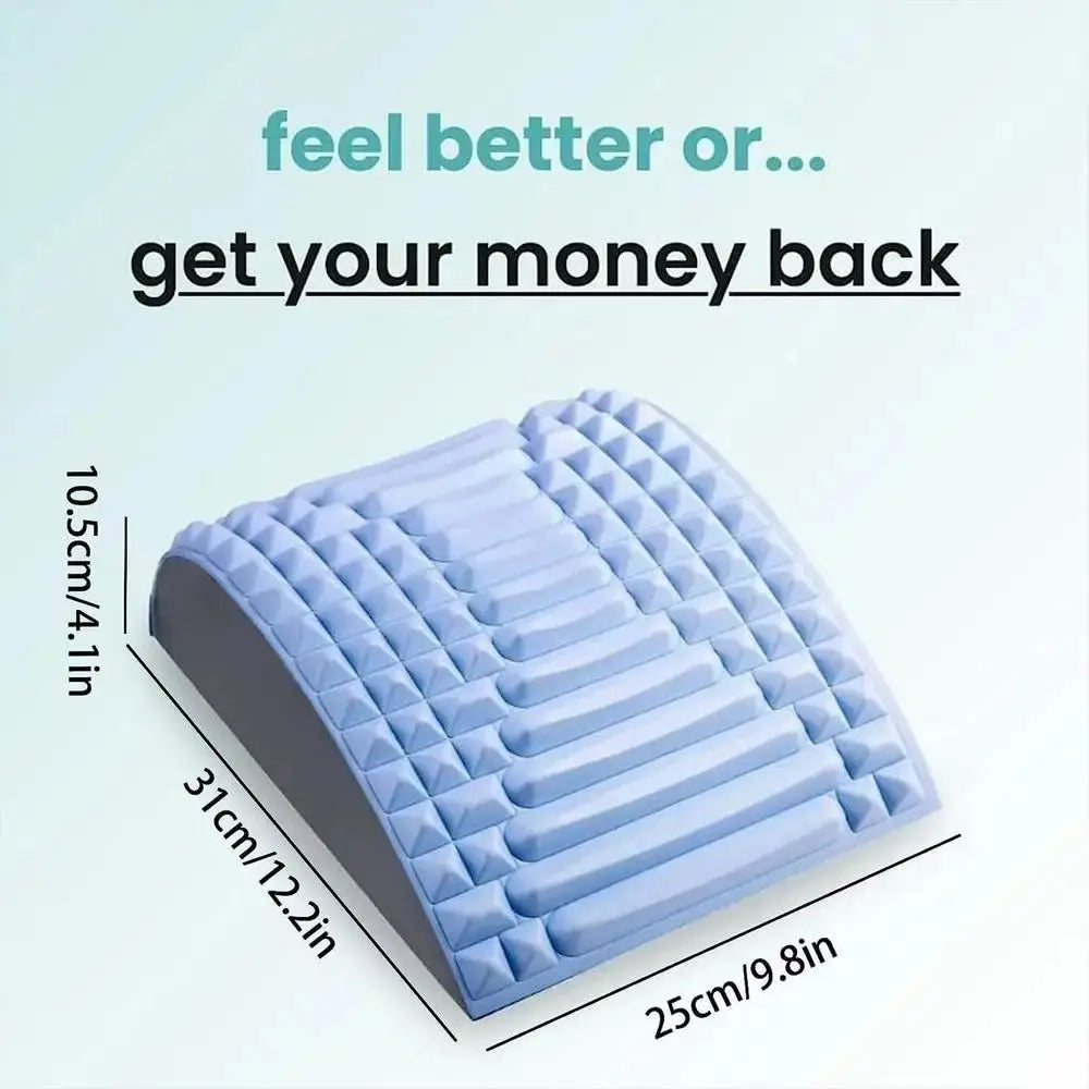 TPE Lumbar Back Stretcher with EVA Neck and Spine Support