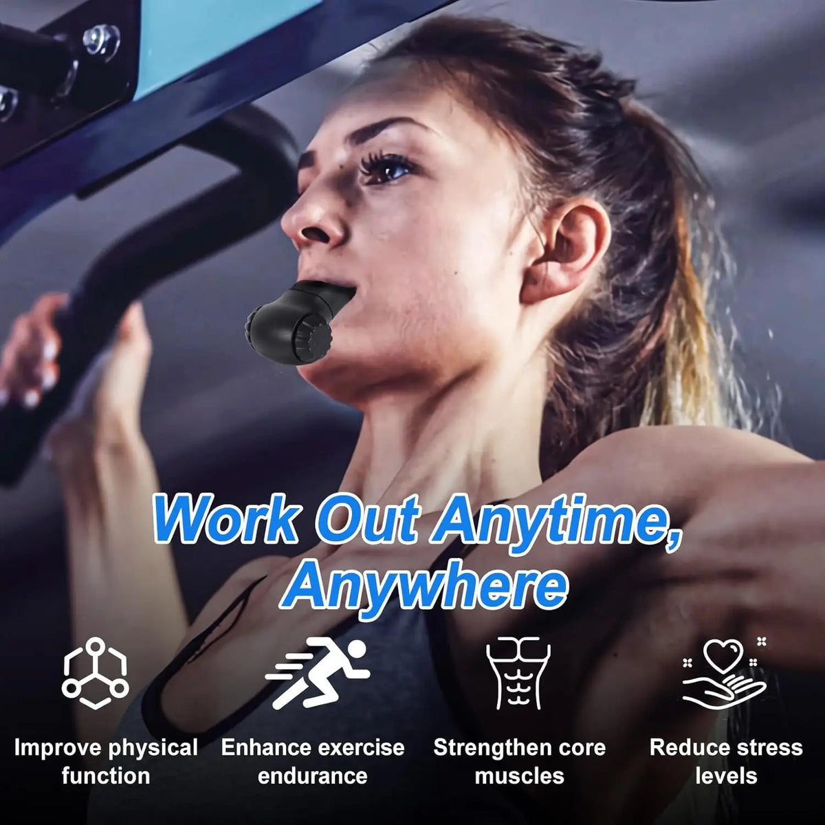 Silicone Breathing Trainer for Expiratory Exercise