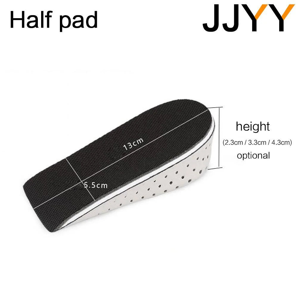 Height-Increasing Shoe Inserts, Full or Half Pad