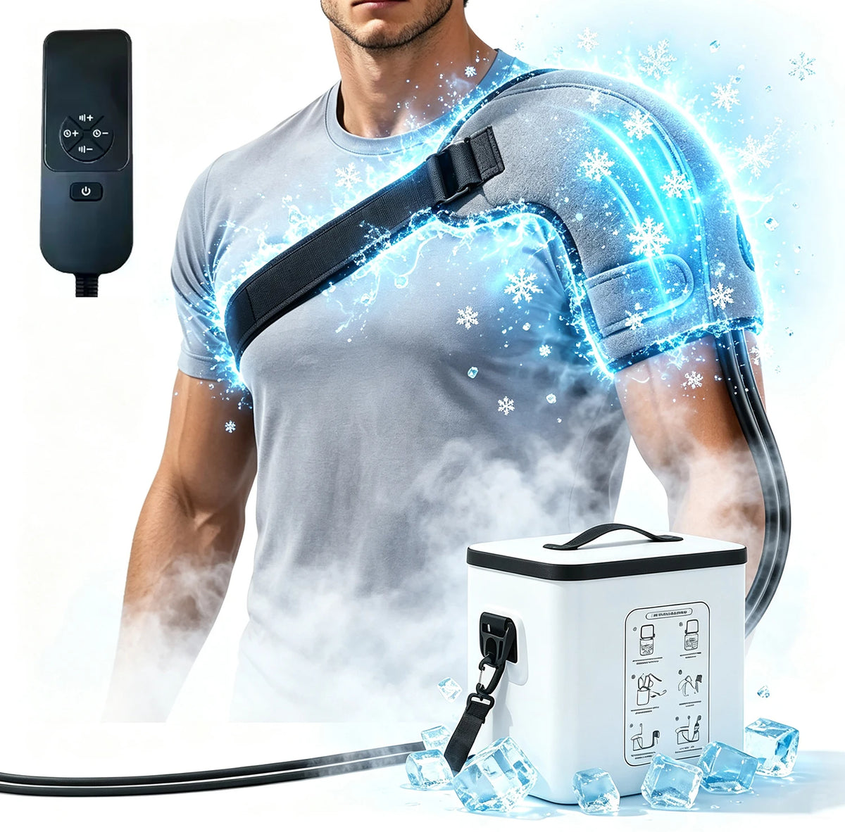 Portable Ice Water Cooling Compression System