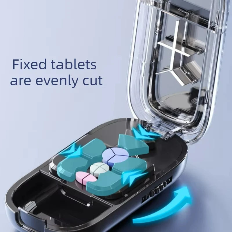 Adjustable Pill Cutter for Half, Third, or Quarter Tablets