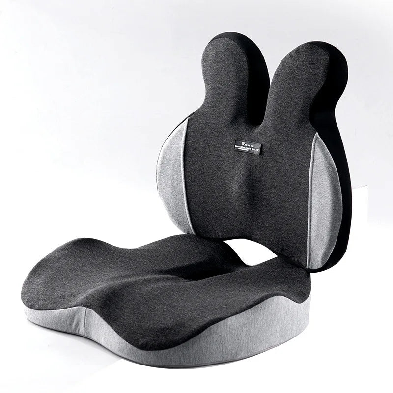 Memory Foam Back Support Cushion for Chairs and Cars