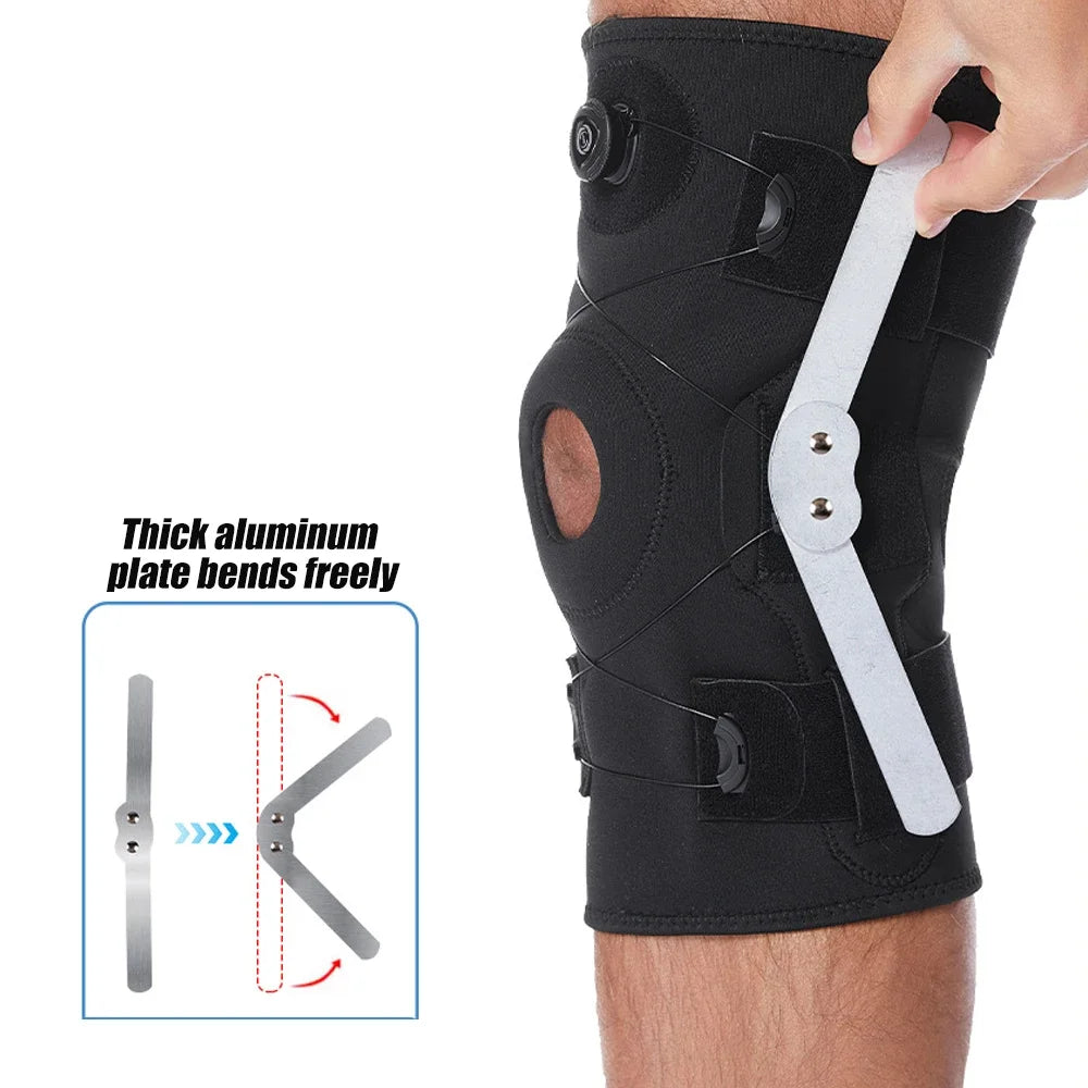 Adjustable Hinged Knee Brace for Men and Women