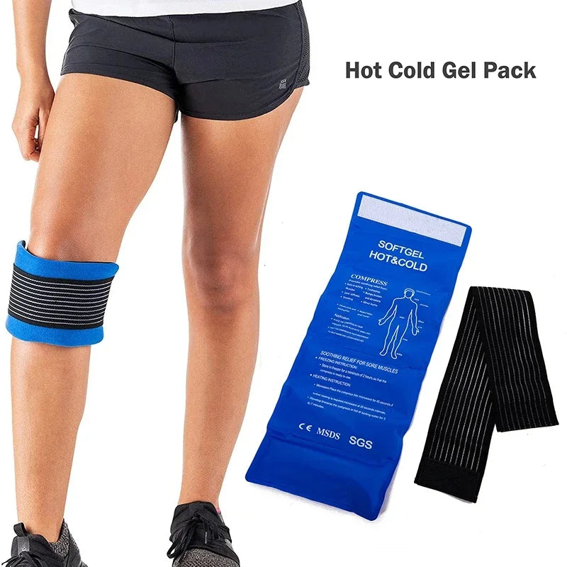 Reusable Hot and Cold Gel Pack with Strap