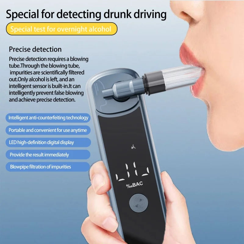 Digital Alcohol Tester with LED Display