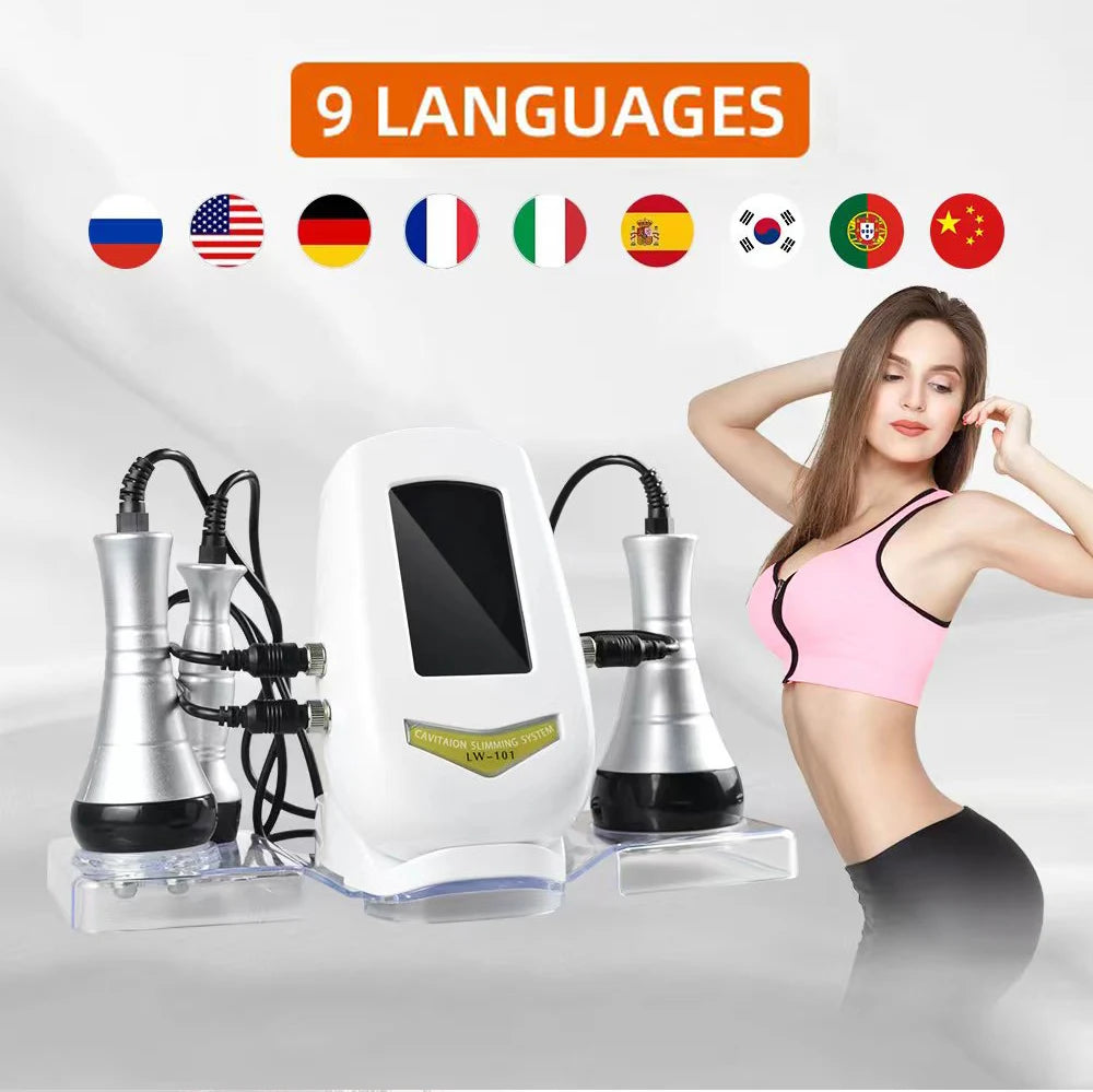 3-in-1 Face and Body Cavitation Massager