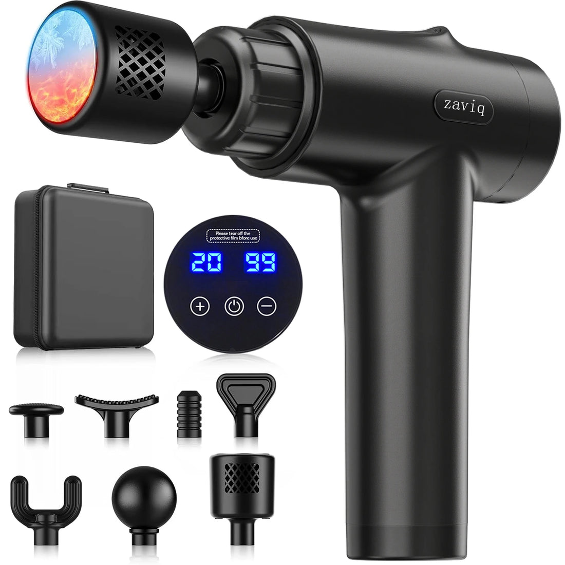 Percussion Massage Gun with 7 Heads