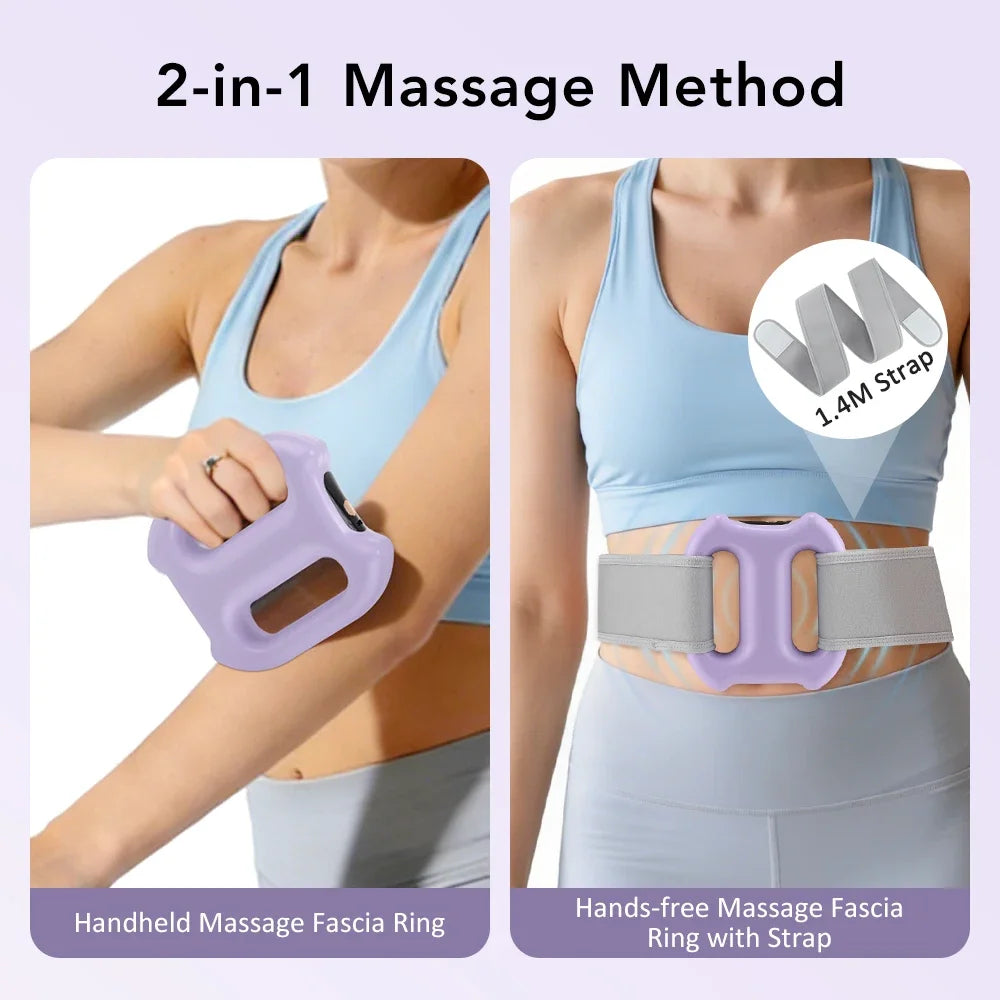 Battery-Powered Vibration Fascia Ring Massager