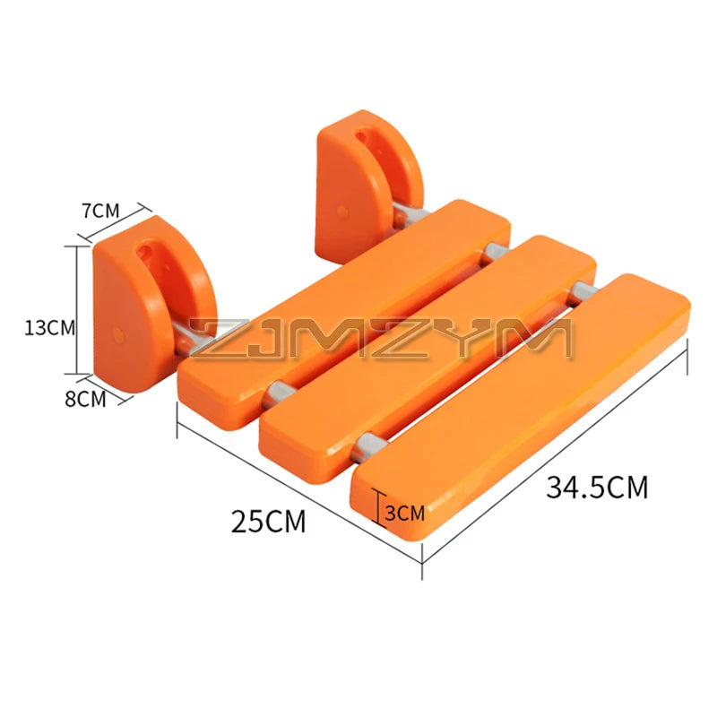 Wall-Mounted Folding Shower Seat