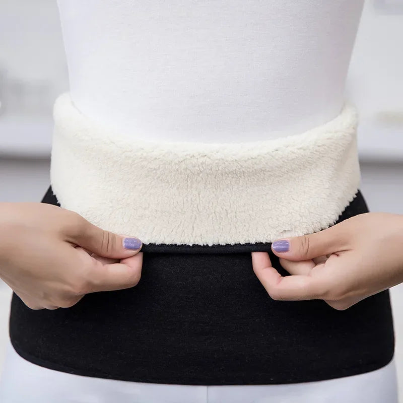 Cashmere Lumbar Support Belt, Thermal Winter Waist Warmer, Unisex