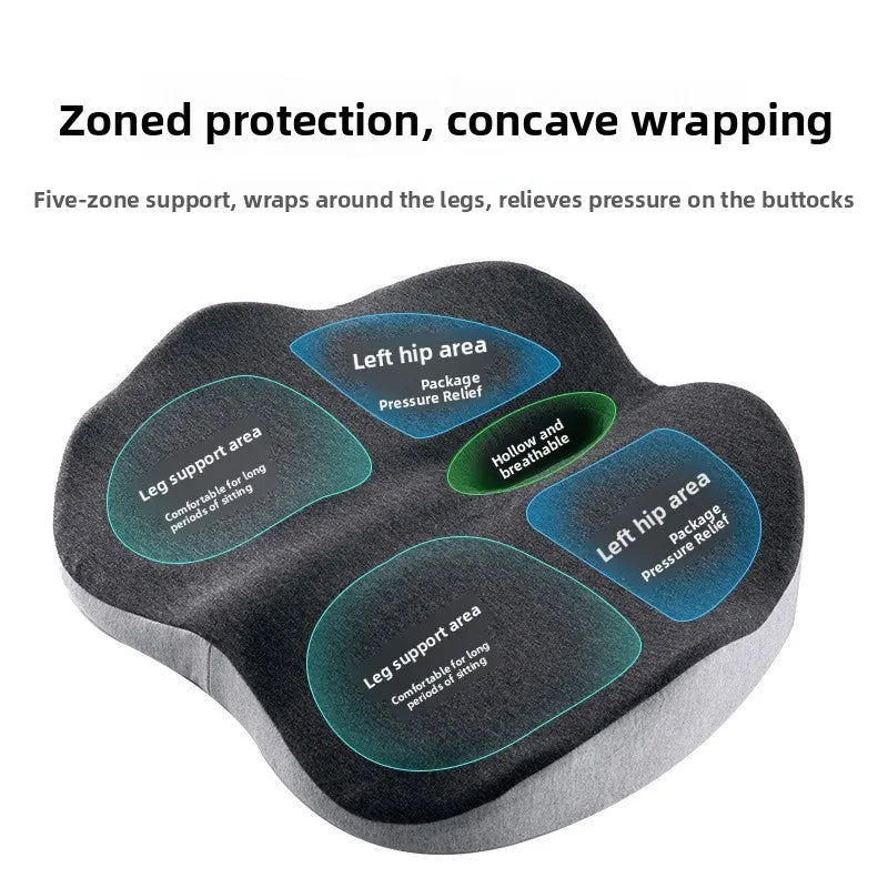 Memory Foam Back Support Cushion for Chairs and Cars