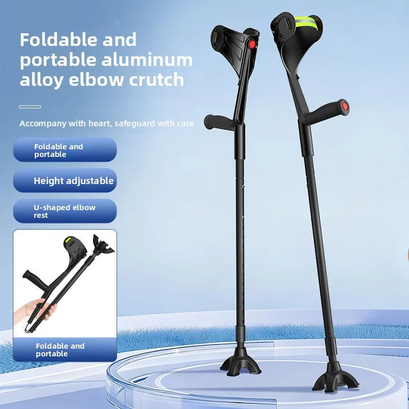 Adjustable Foldable Forearm Crutches