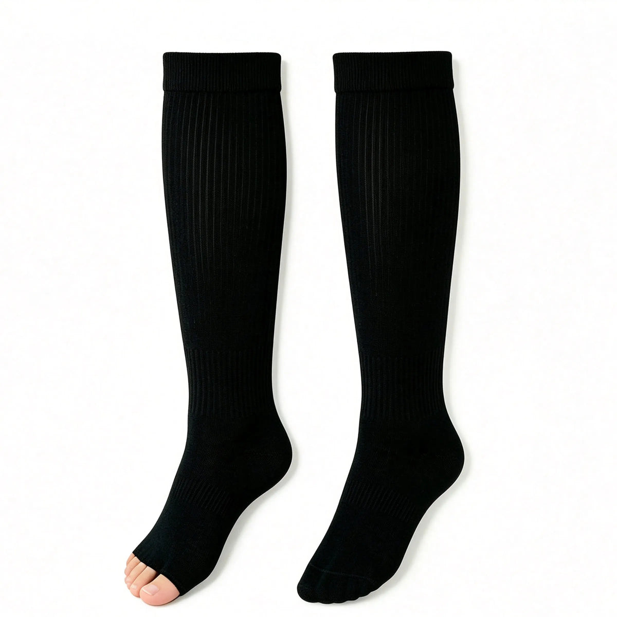 Knee-High Compression Socks, 2-Pack