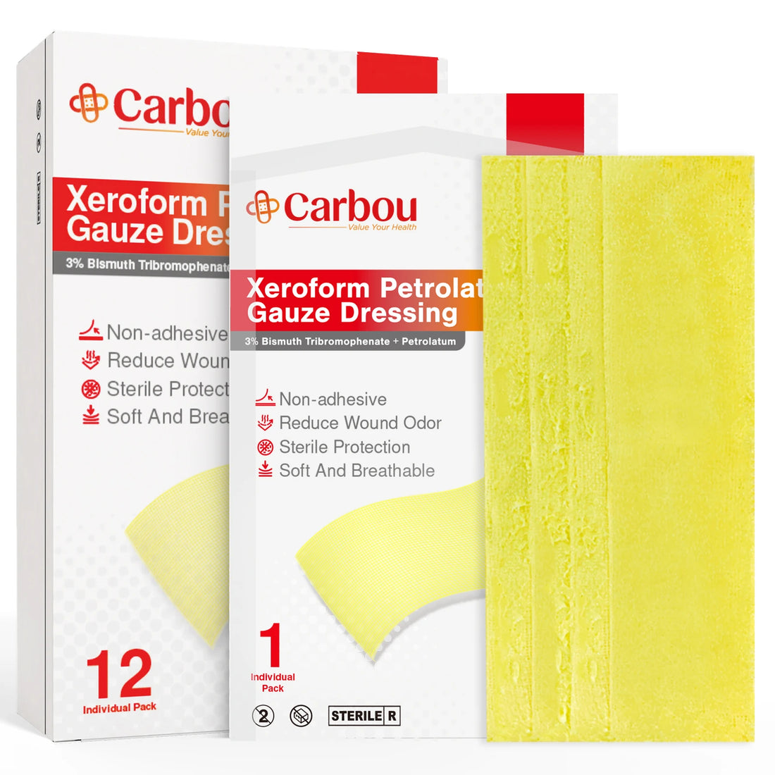 Xeroform Petrolatum Non-Adherent Dressing Pads