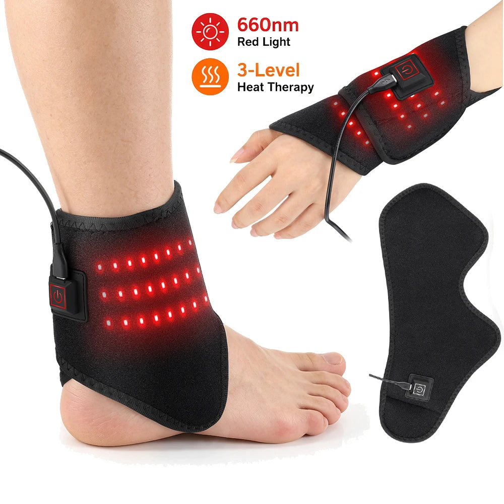 Red Light Heating Support Wrap for Hand and Wrist