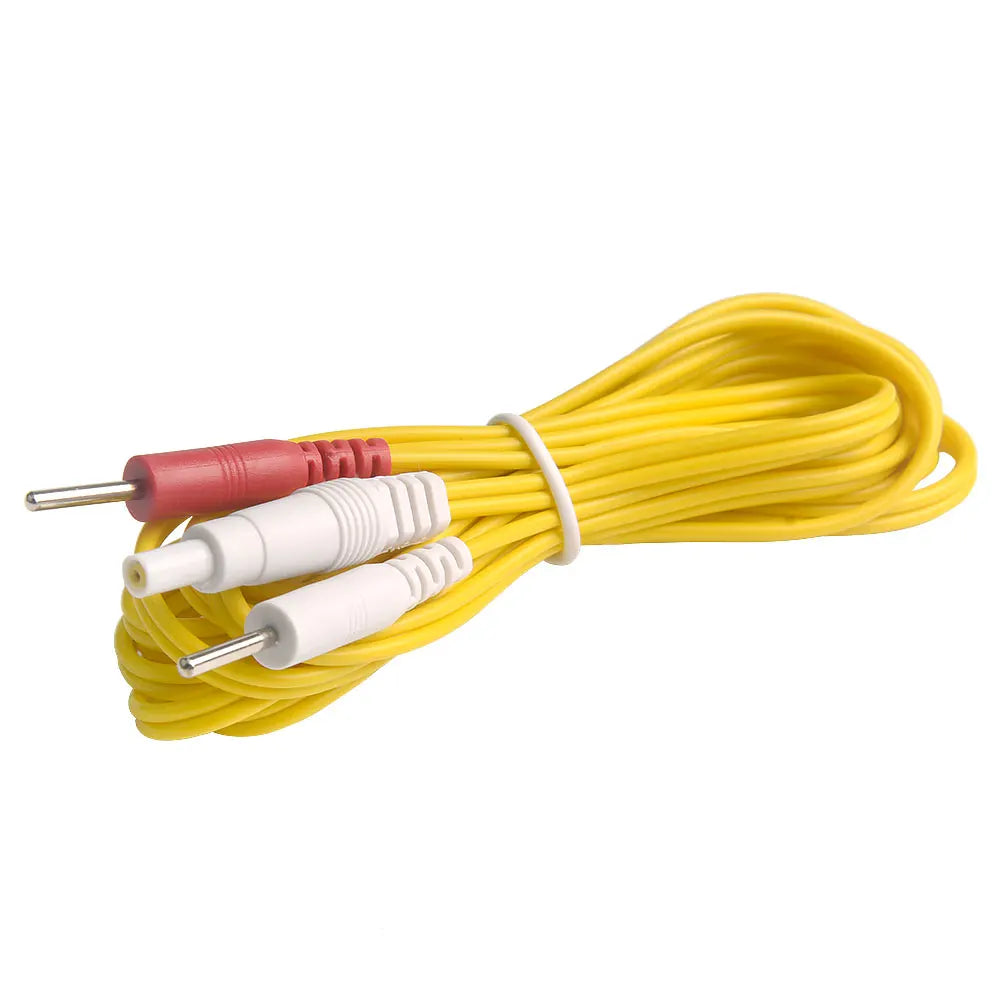 6 Replacement TENS Electrode Cables, 2.35mm DC