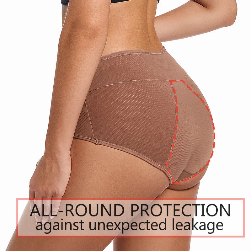 Women's Leakproof High-Rise Briefs, 2-Pack