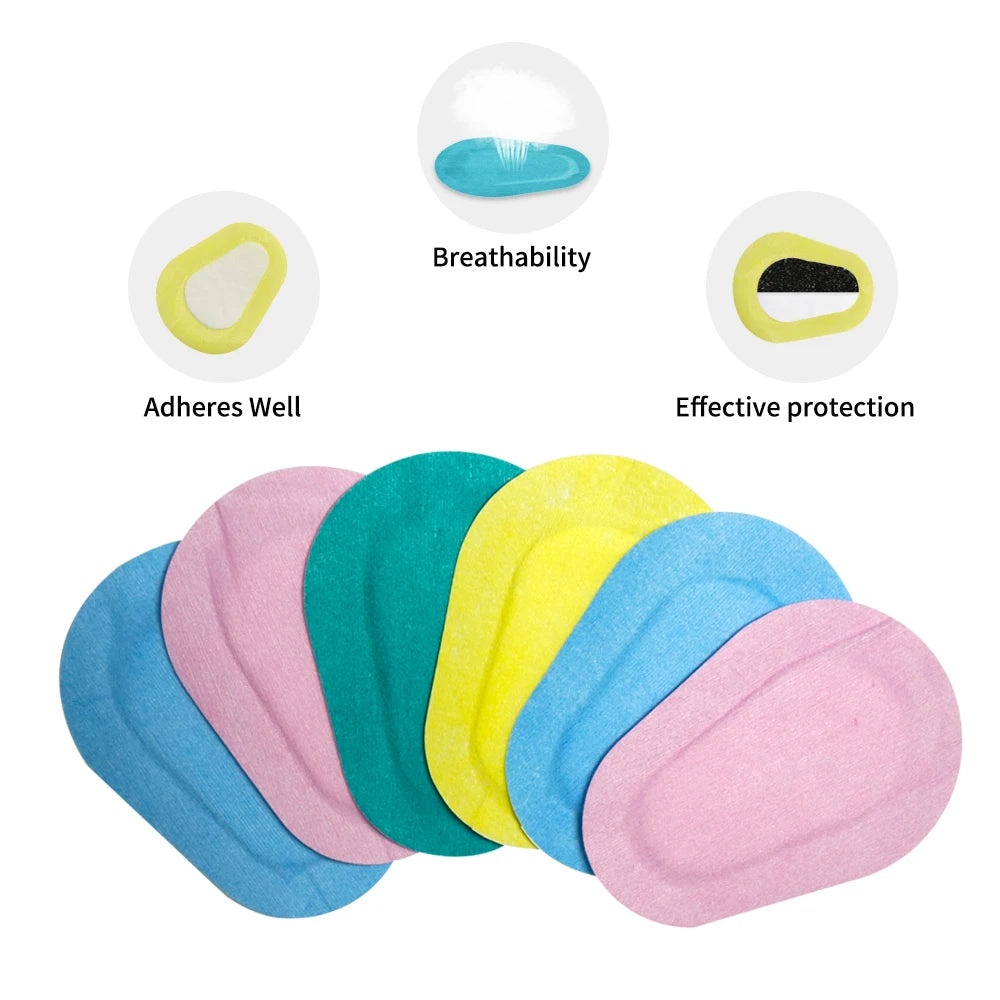 Colorful Adhesive Eye Patches, 40 Pack