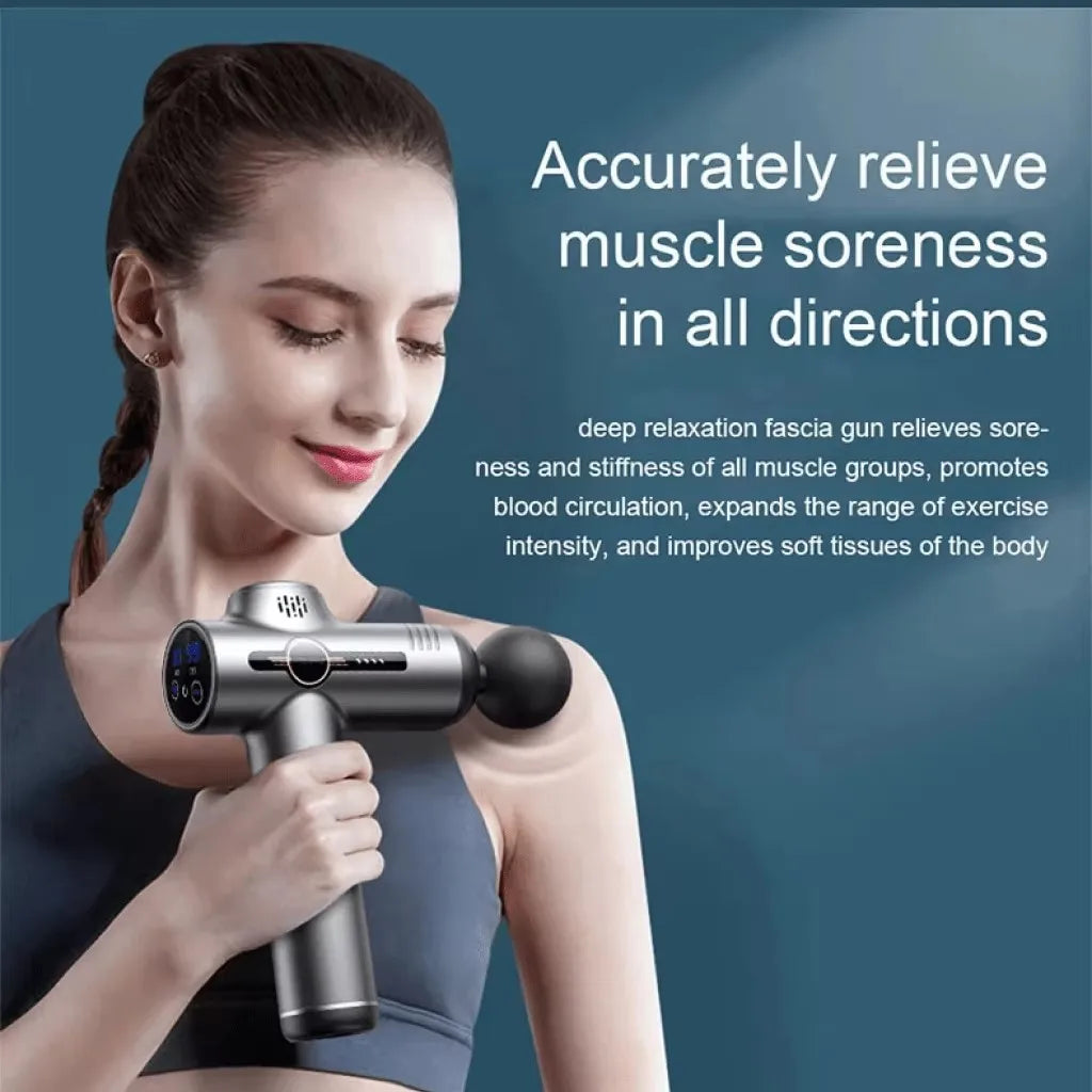Portable Vibration Massage Gun for Neck, Back and Body