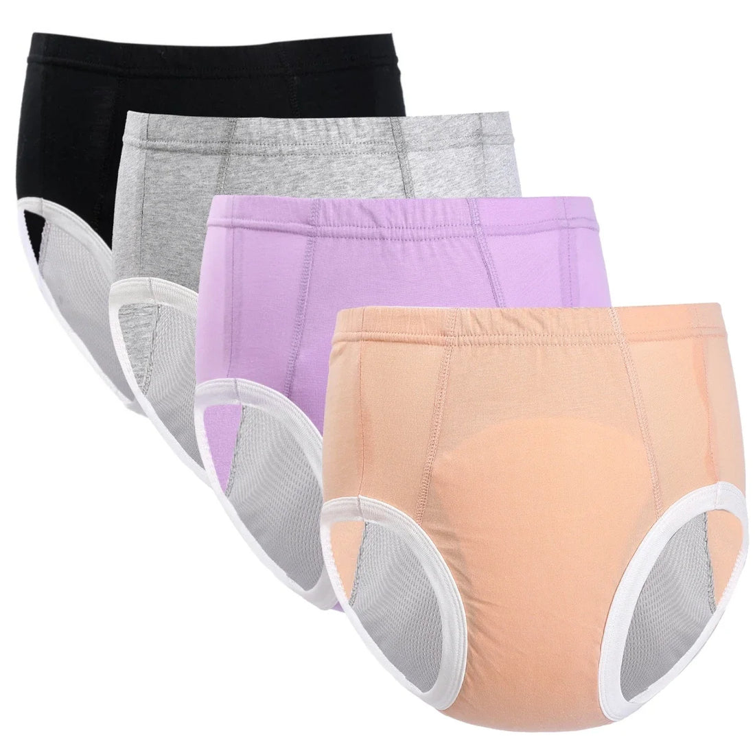 Washable Cotton Adult Pull-Up Diapers, S–XXXL