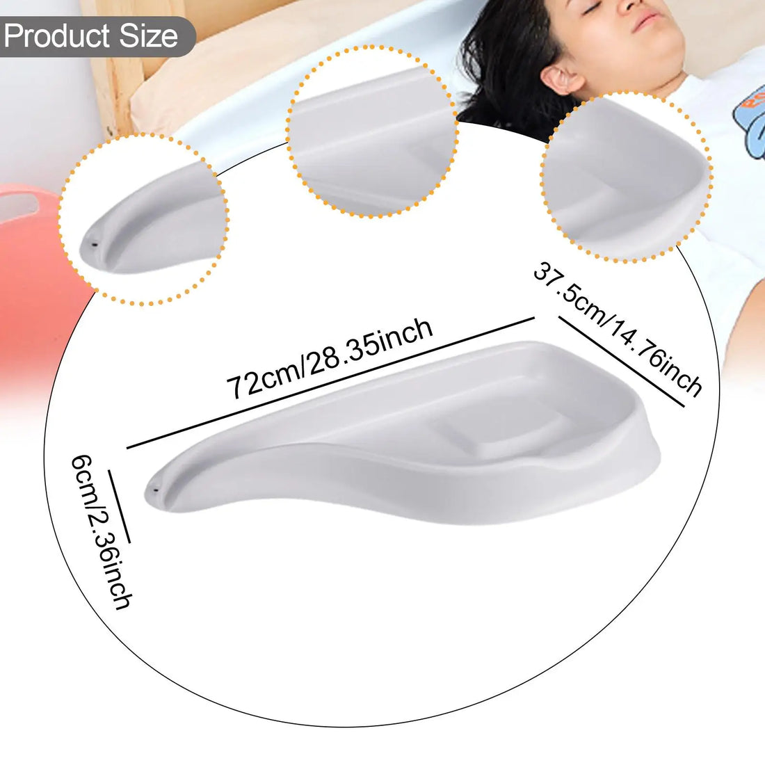 Bedside Hair Washing Basin for Home Care