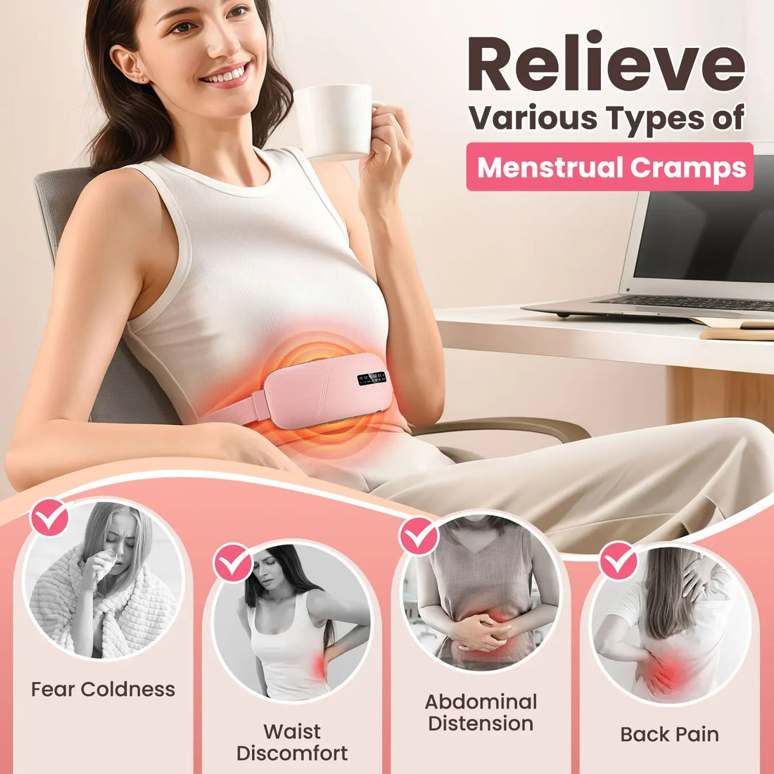 Portable Electric Heating Pad for Waist Use