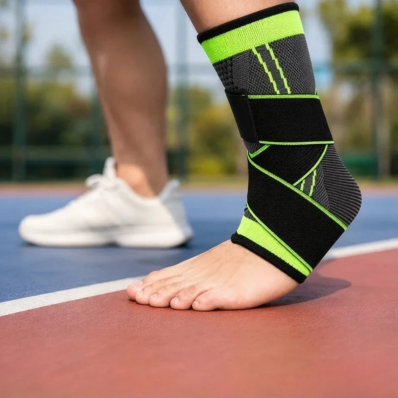 Adjustable Compression Ankle Support for Sports