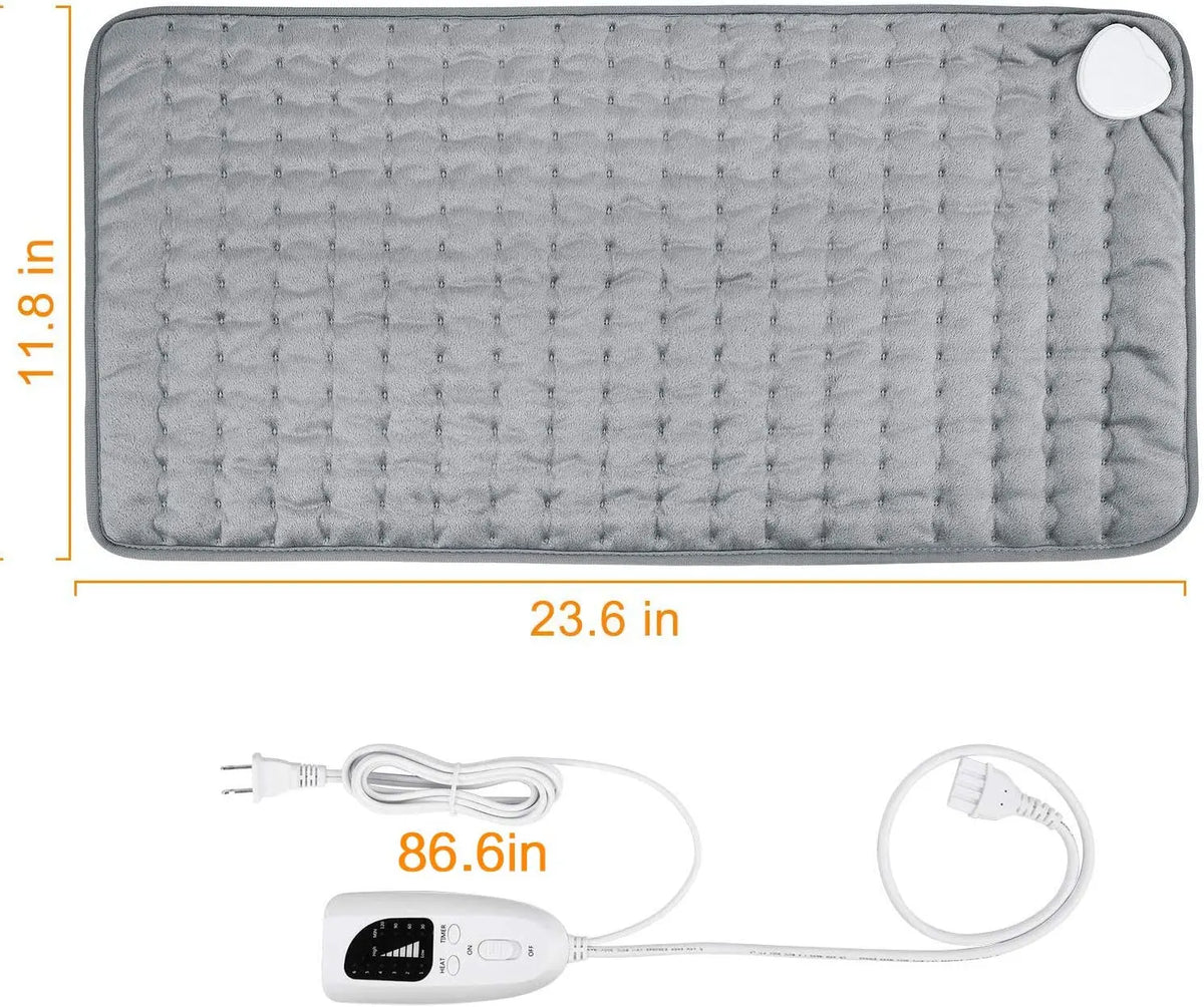 Electric Heating Pad for Shoulders, Back and Legs