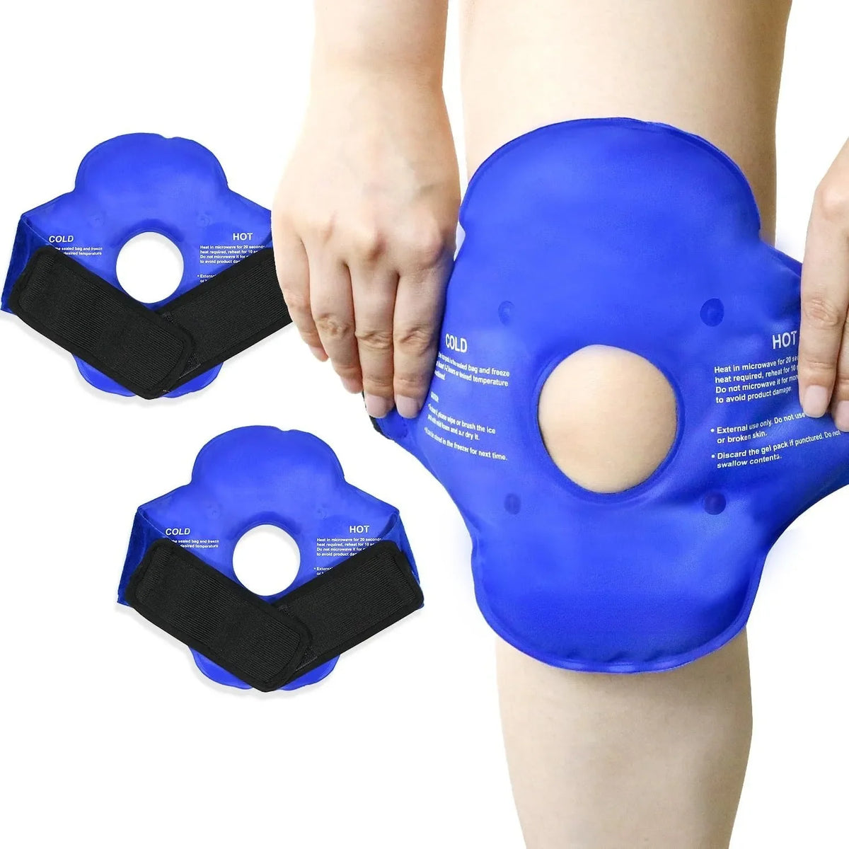 Reusable Gel Ice Knee Wrap for Cold Therapy