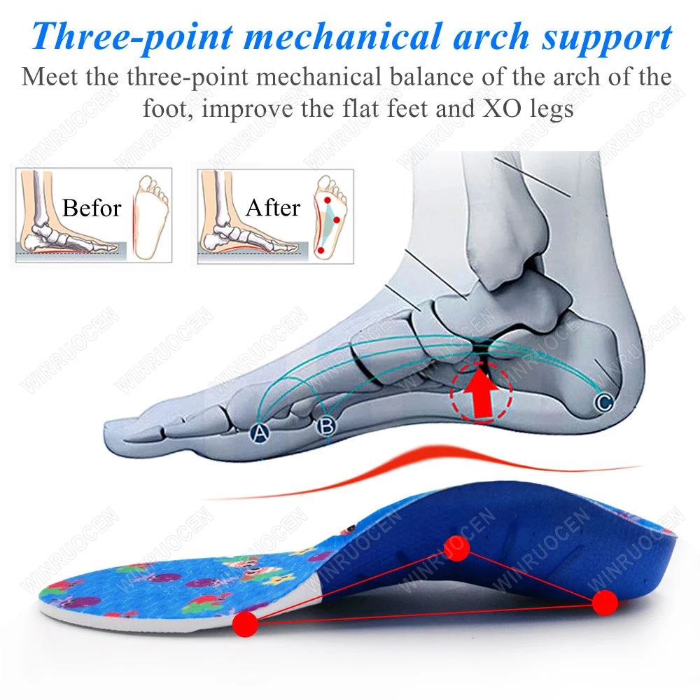 Children's Arch Support Insoles for Shoes