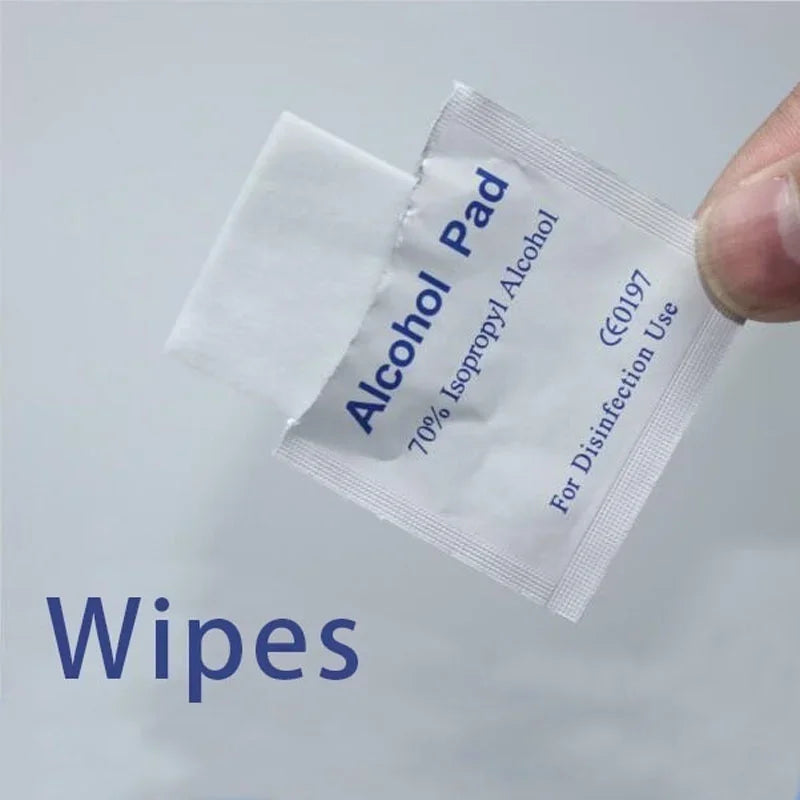 Alcohol Prep Pads, 100 Pcs, 75% Alcohol Swabs