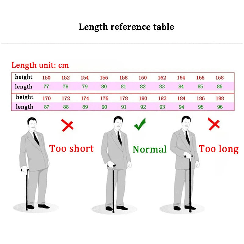Adjustable Walking Cane with LED Light
