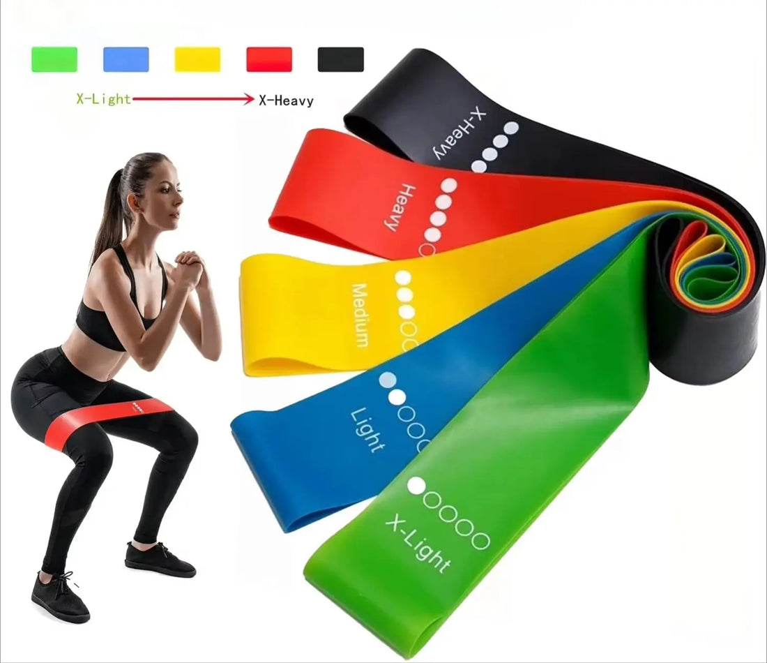 5-Level Portable Resistance Bands Set