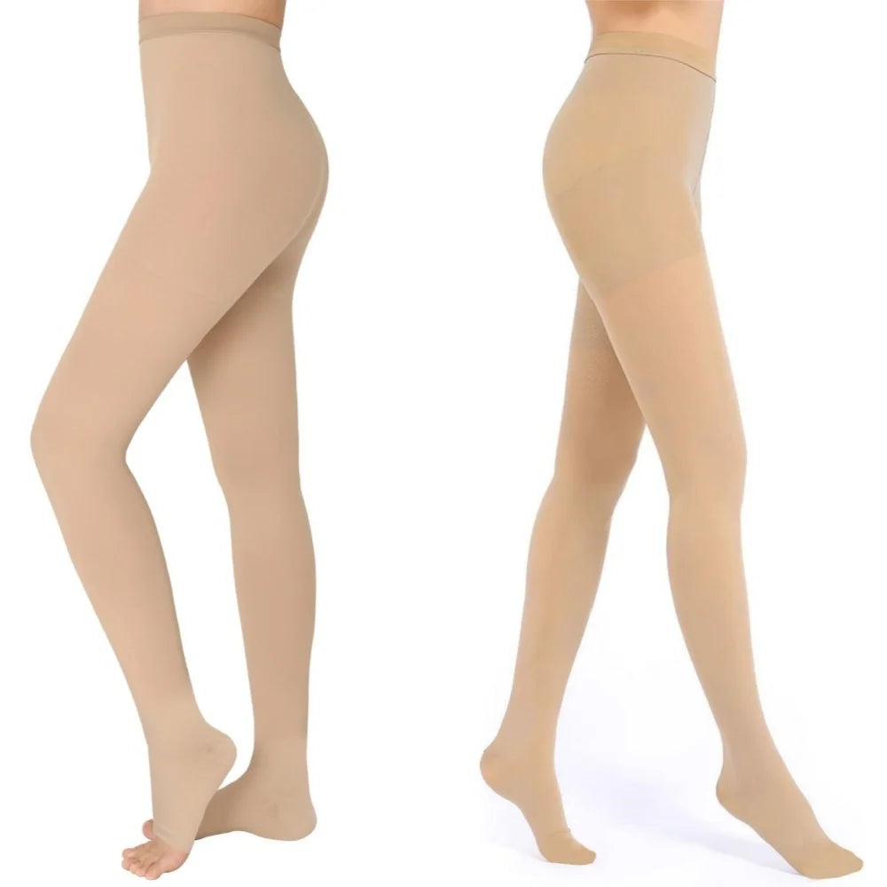 20–30 mmHg Waist-High Compression Stockings