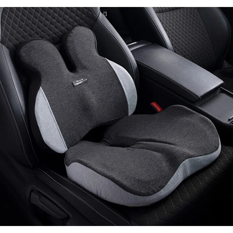 Memory Foam Back Support Cushion for Chairs and Cars